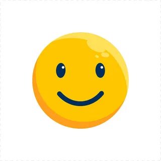 Улыбающийся смайлик на прозрачном фоне