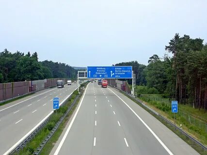 Немецкий автобан ограничение