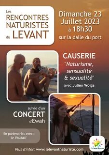 Domaine naturiste d’Héliopolis - Ile du Levant. la causerie n'ayant pu...