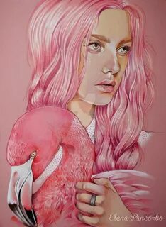 Рисунки розового цвета