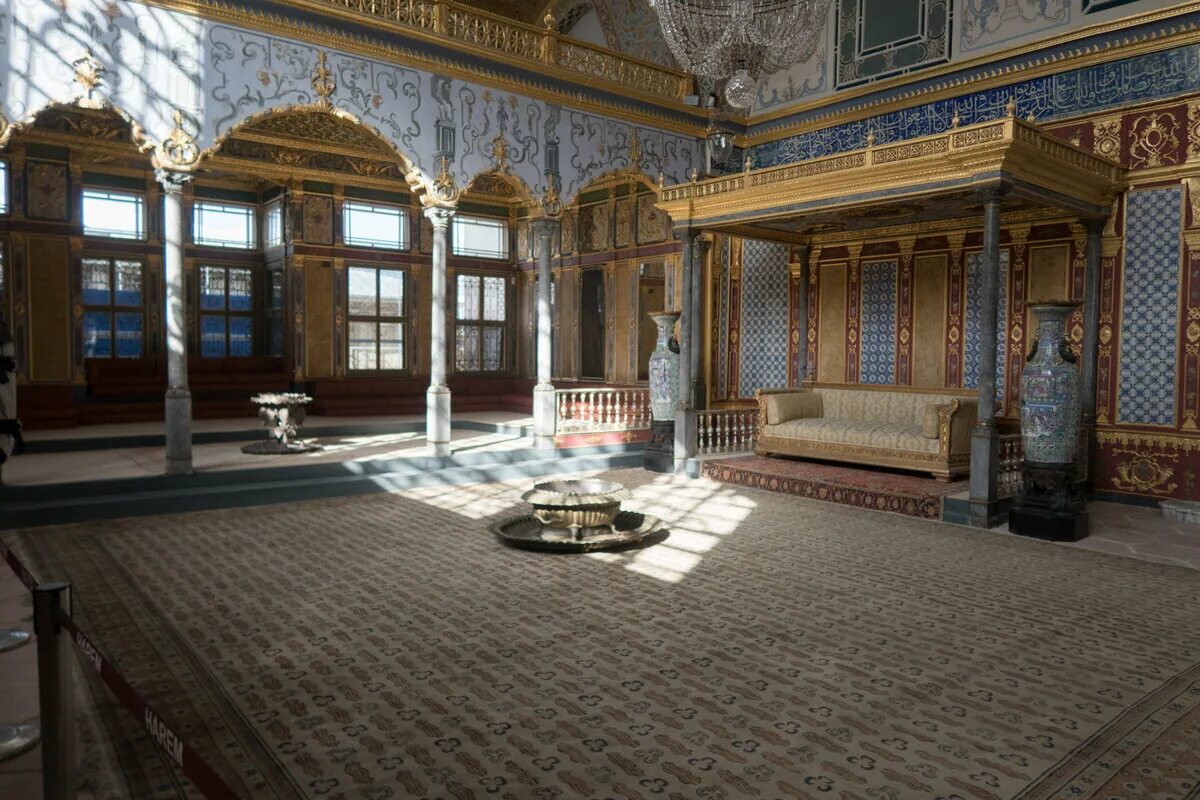 Где жили султаны. Дворец Топкапы в Стамбуле. Топкапы дворец в Стамбуле покои Султана Сулеймана. Дворец Топкапы гарем. Двопрец топканыв Стамбуле.