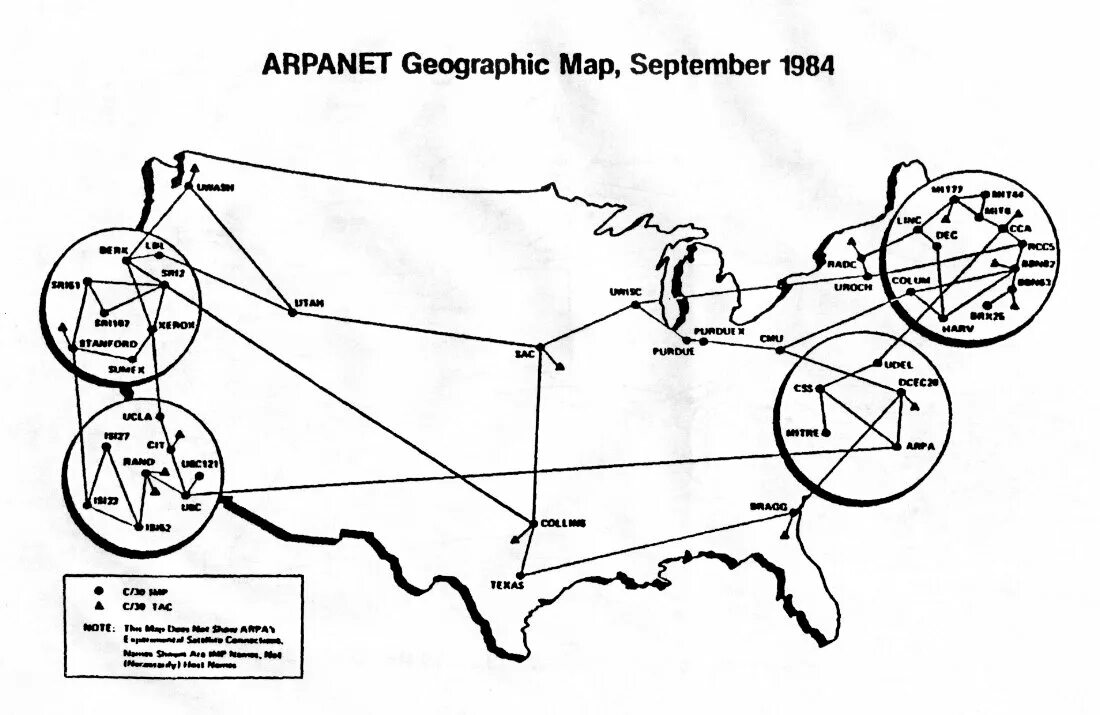 Компьютерной сети arpanet