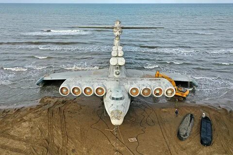 Экраноплан на карте