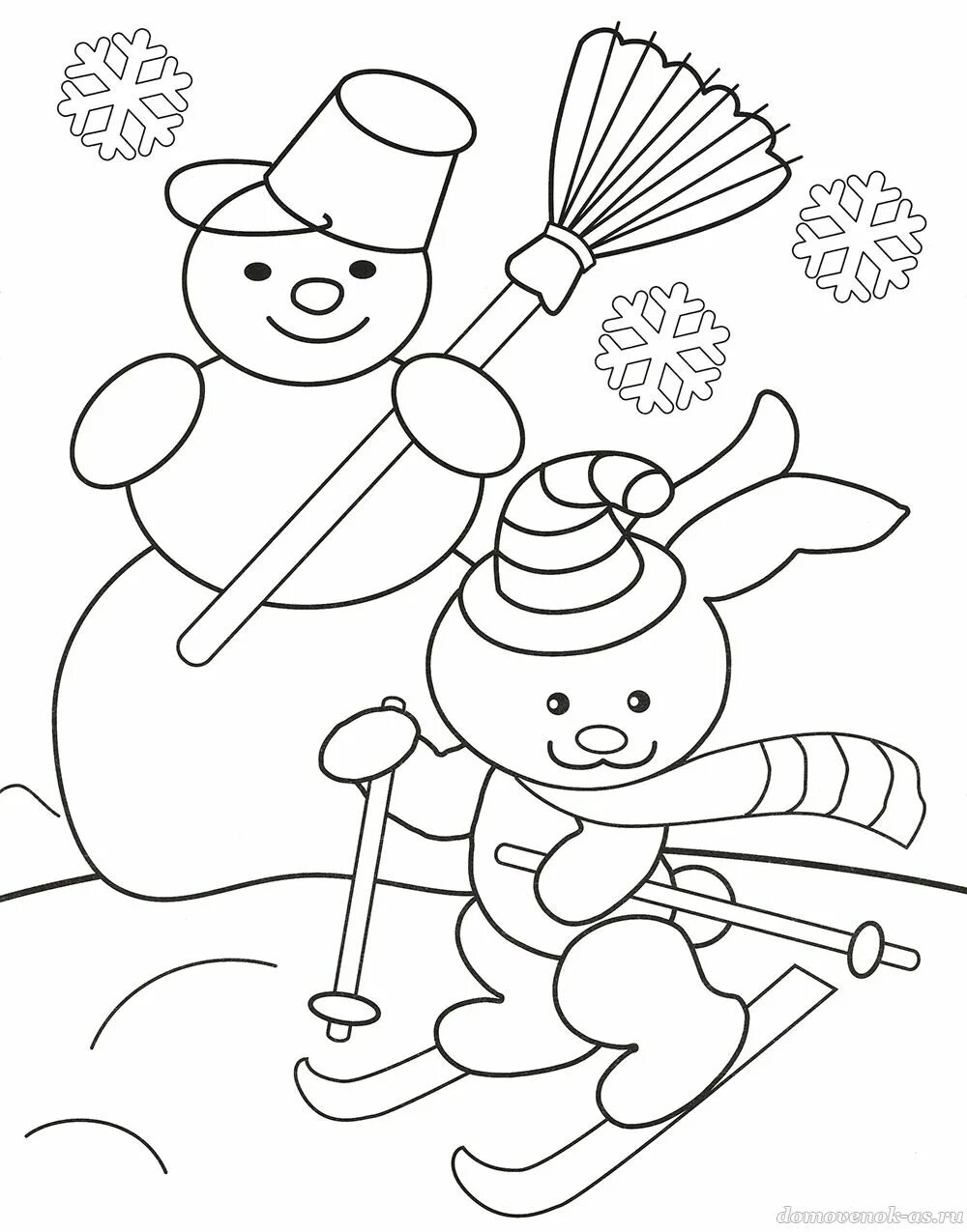 Зимняя раскраска Libri natale, Libri estate, Infanzia
