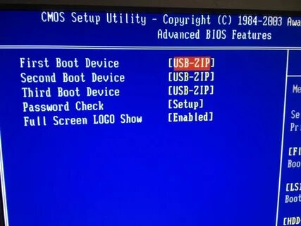 Cmos setup utility copyright c