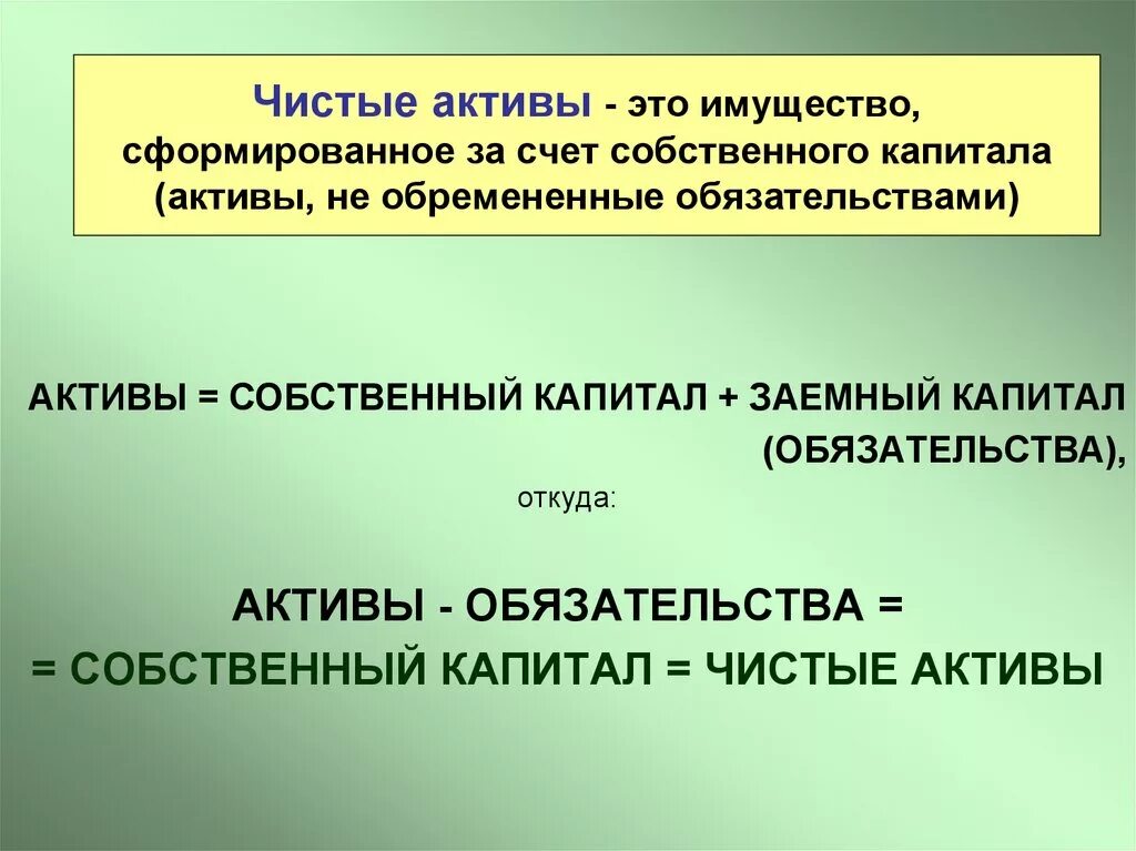 Значение чистых активов. Чистые Активы. Величина чистых активов формула по балансу. Чистые Активы это собственный капитал. Чистые Активы предприятия это.