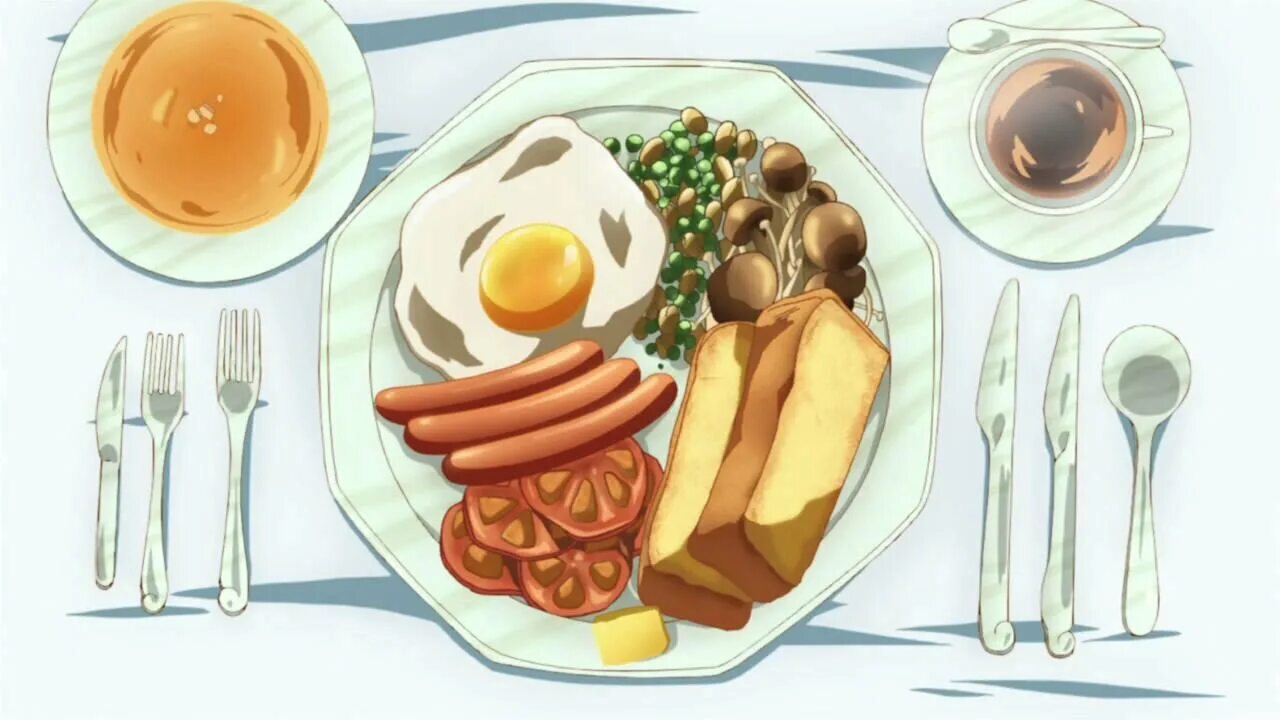 Плотно позавтракав мною была вымыта посуда впр. Рисунки еды. Завтрак рисунок.