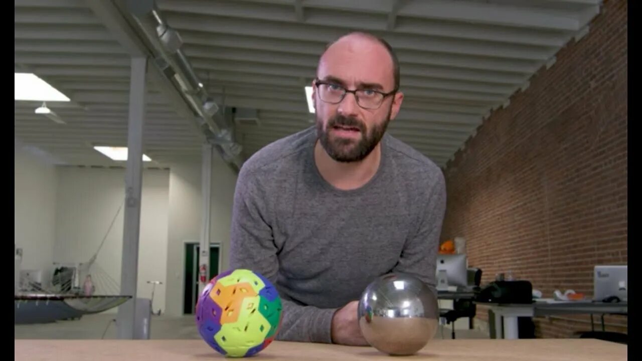 Slap balls. Vsauce, Michael Stevens. Michael from Vsauce.