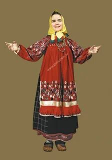 Народный костюм рязанской губернии