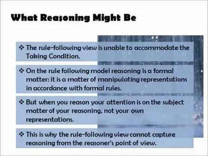 Might reason