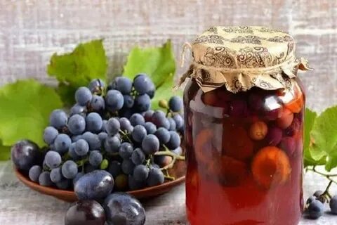 Виноград слива