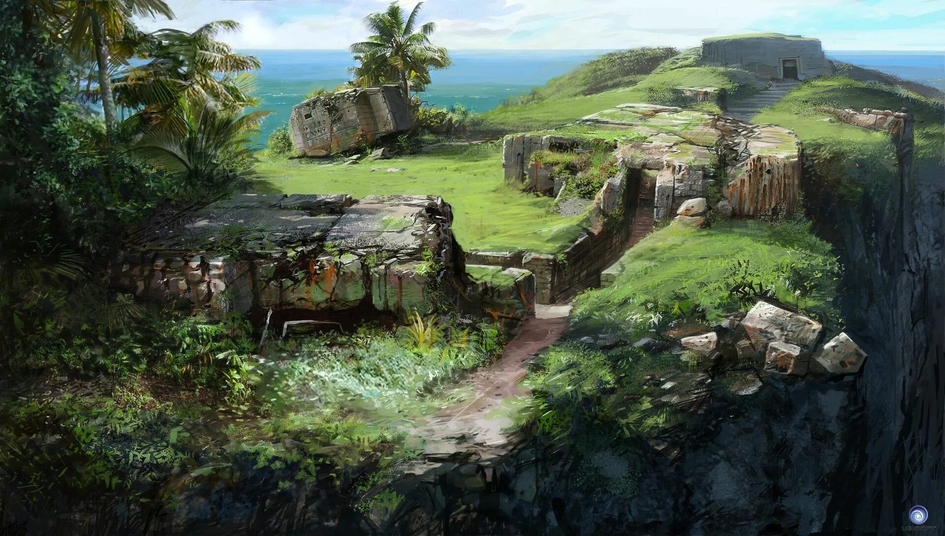 Far Cry 3 Concept Art. FARCRY 3 Concept Art. Фар край 3 концепт. Храм в джунглях арт. Затерянный край