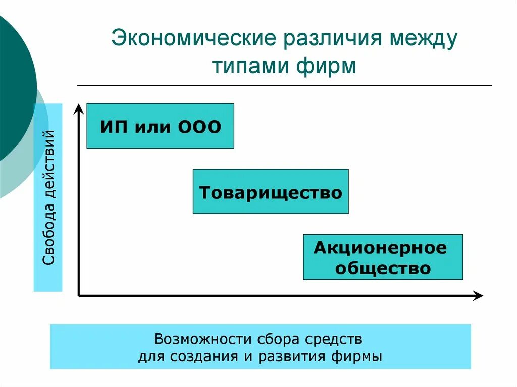 Отличия экономики