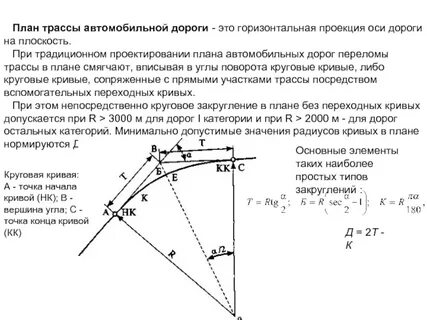 Скорость на радиусе дороги
