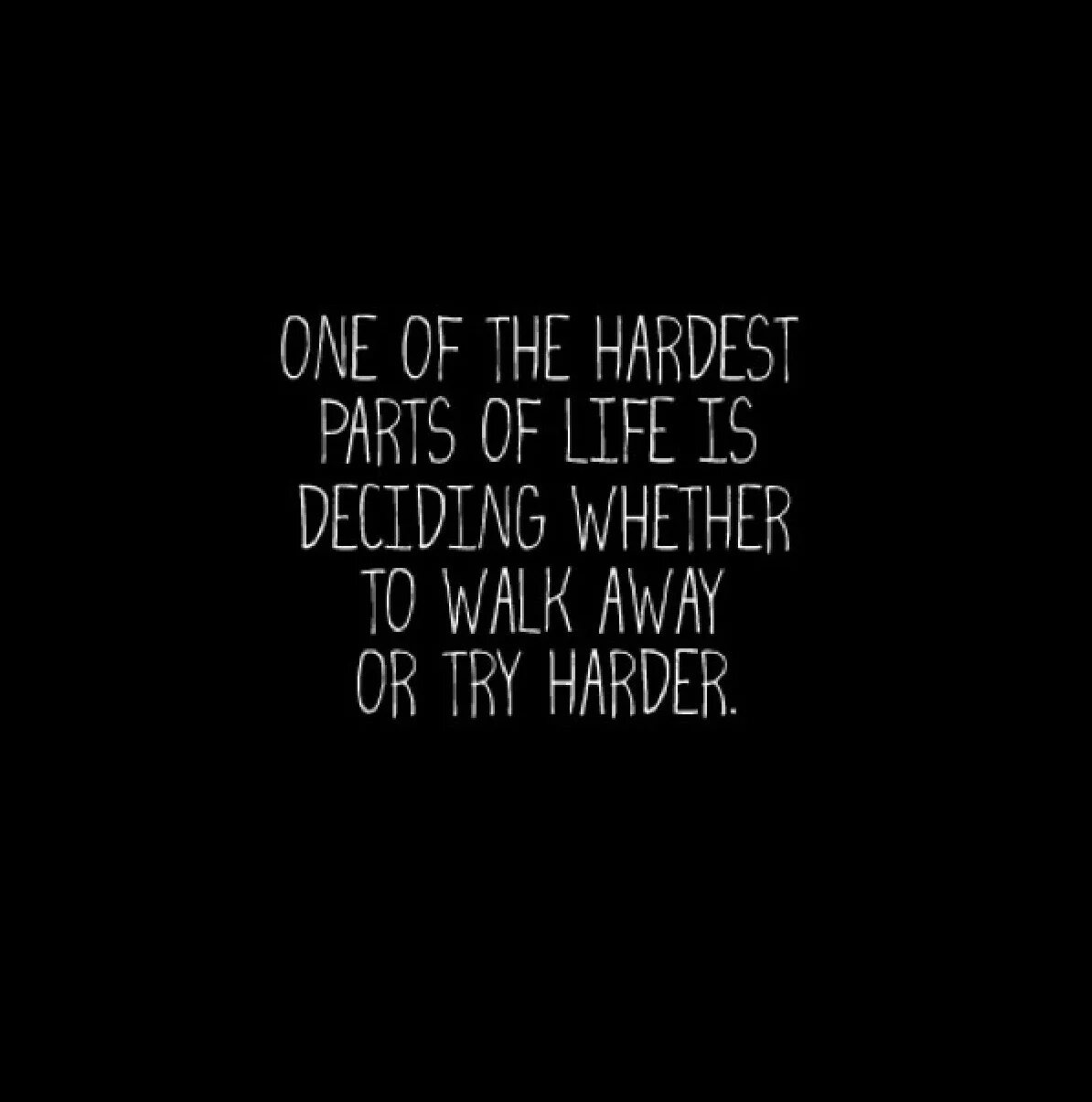 Try your hardest