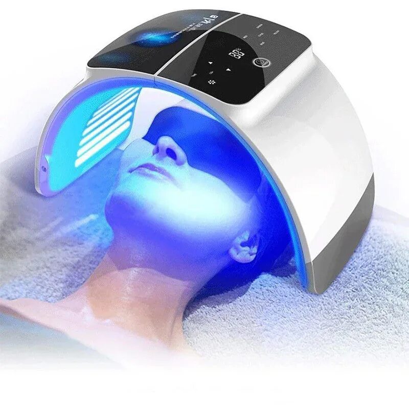 Светодиодная терапия для лица фотодинамическая led-маска. Фототерапия Light Therapy. Светолечение ультрафиолетовое излучение. Led Therapy светотерапия для лица. Света косметология