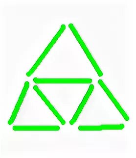 Фигура из 9 палочек