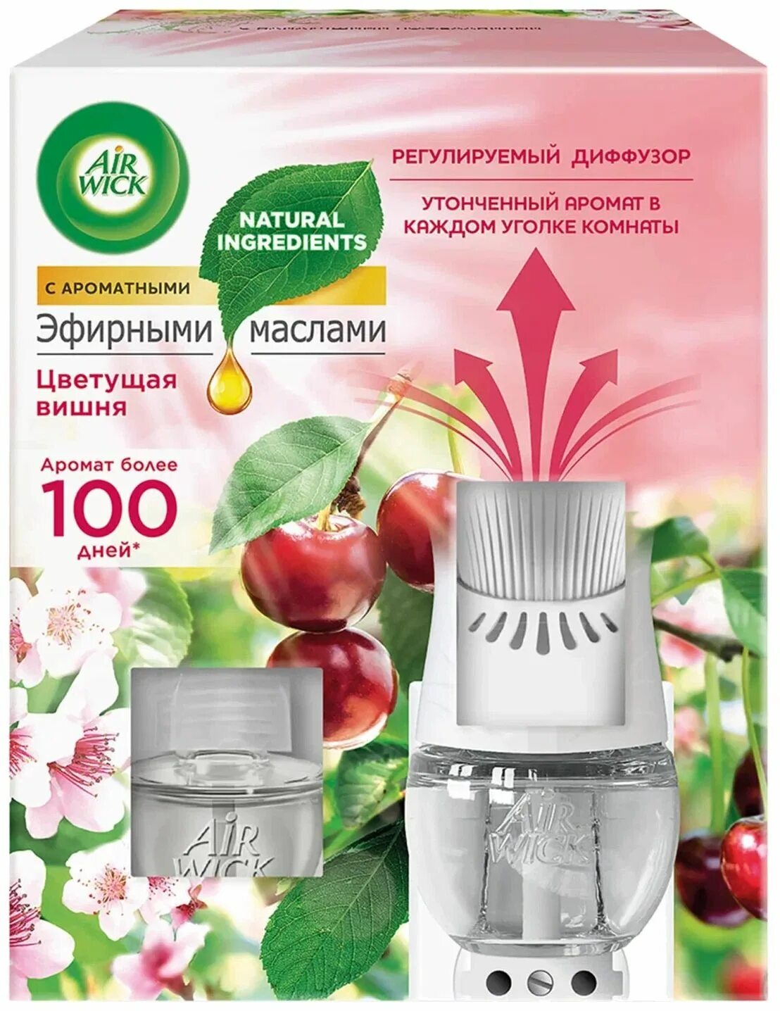 Airwick диффузор. Аромадиффузор air wick со сменным флаконом цветущая вишня 130 г. air wick диффузор. air wick регулируемый диффузор. автоматический диффузор airwick.