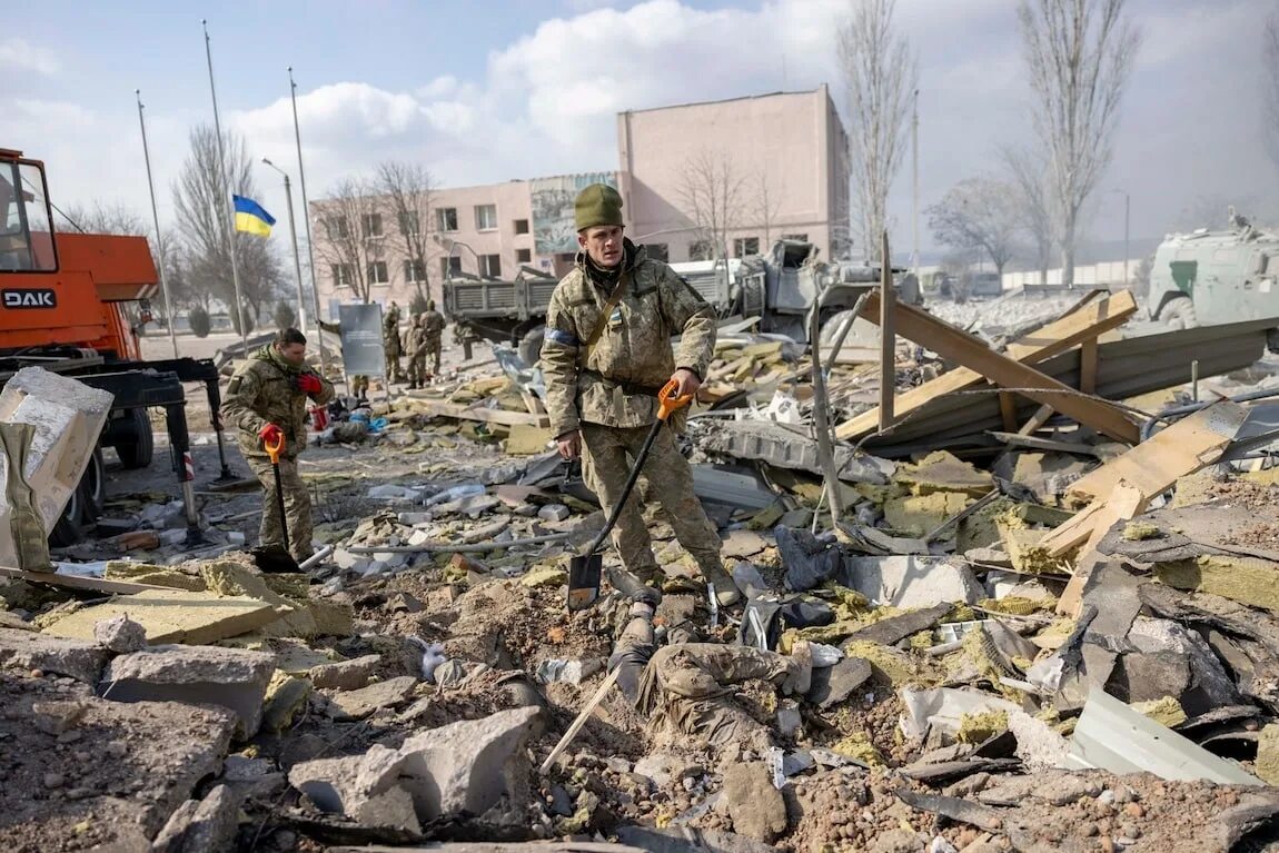 Уничтожен центр украины