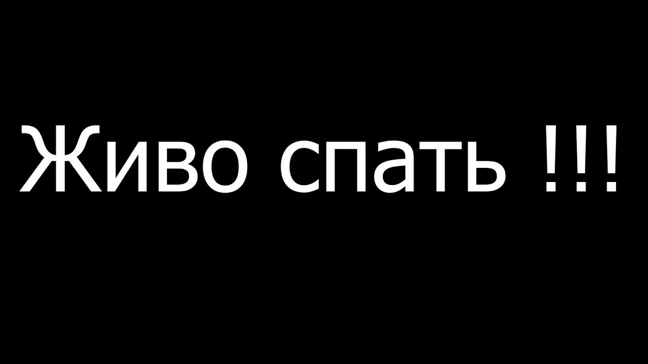 Писит и спать. Всем спать. Быстро спать.