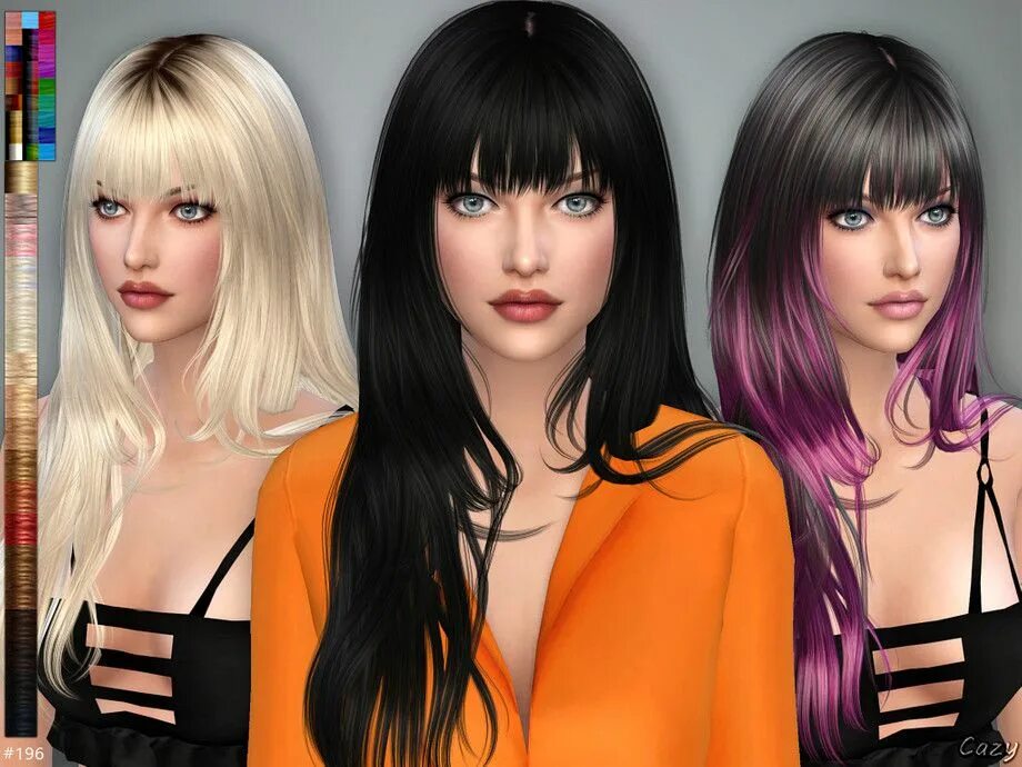прическа с челкой симс 4. Sims 4 bangs. Sims 4 hairstyles. симс 4 мод челки. симс 4 волосы хвост.