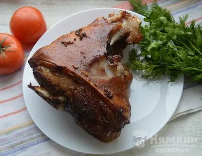 Рецепт вкусной рульки в рукаве