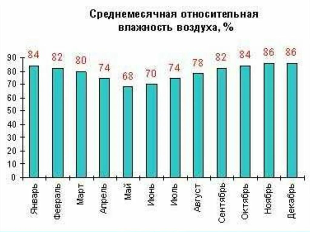 Средняя влажность воздуха в Санкт-Петербурге. Среднемесячная влажность воздуха. Средняя влажность воздуха в СПБ. Относительная влажность воздуха в Москве. Какая влажность воздуха в перми