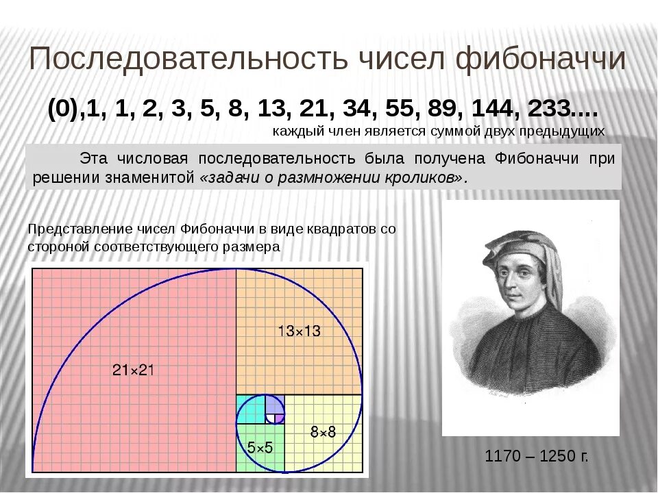 Найти n чисел фибоначчи. Леонардо Пизанский золотое сечение. Леонардо Фибоначчи золотое сечение. Числовой ряд Фибоначчи и золотое сечение. Леонардо Фибоначчи последовательность.