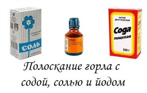 Содовые полоскания для горла