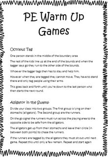 Warm games