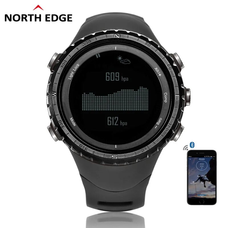 North обзор. North edge range 163500707. north edge range 2. часы норд эйдж ридж. north edge wr50m/164ft.