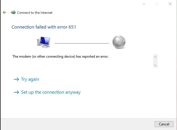 Ошибка 651 windows 10. Ошибка 651. модем виндовс 10. модем или другое устройство связи сообщило об ошибке. ошибка модема 651.