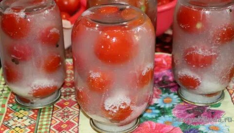 Рецепт помидоры а снегу