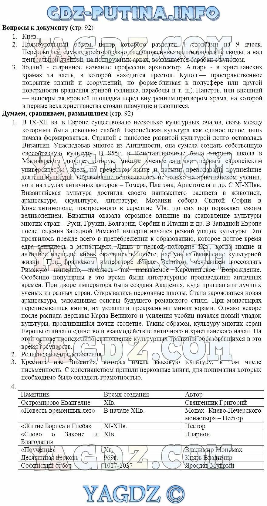 Думаем сравниваем размышляем. Думаем сравниваем размышляем история России. Гдз по истории Арсентьев. История России 6 класс Арсентьев параграф.