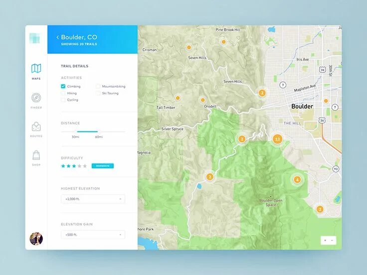 Просмотр карты сайта. Дизайн приложения карта. UI интерактивной карты. Map UX UI. Карта приложения UI.