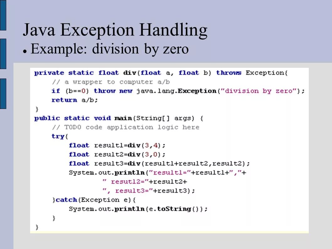 Result java. Исключения java. Исключения java примеры. Float java. Div в джава.