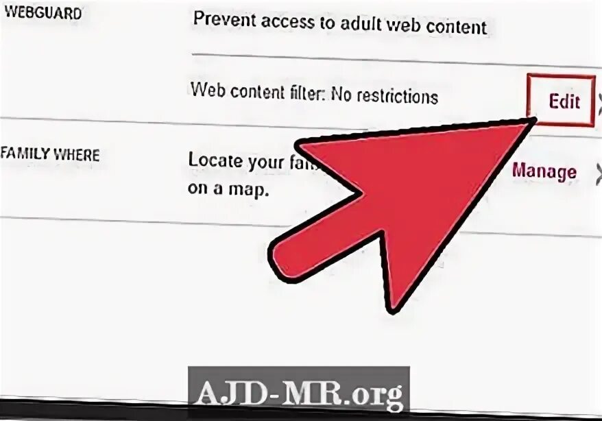 Web guard. Web guard