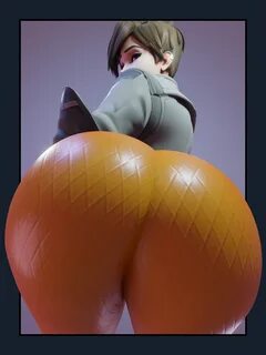 Tracer’s Tempting Tush: A Clothed Bubble Butt Delight. 