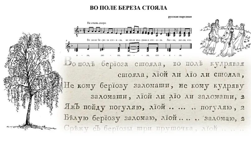 Про березку и не только