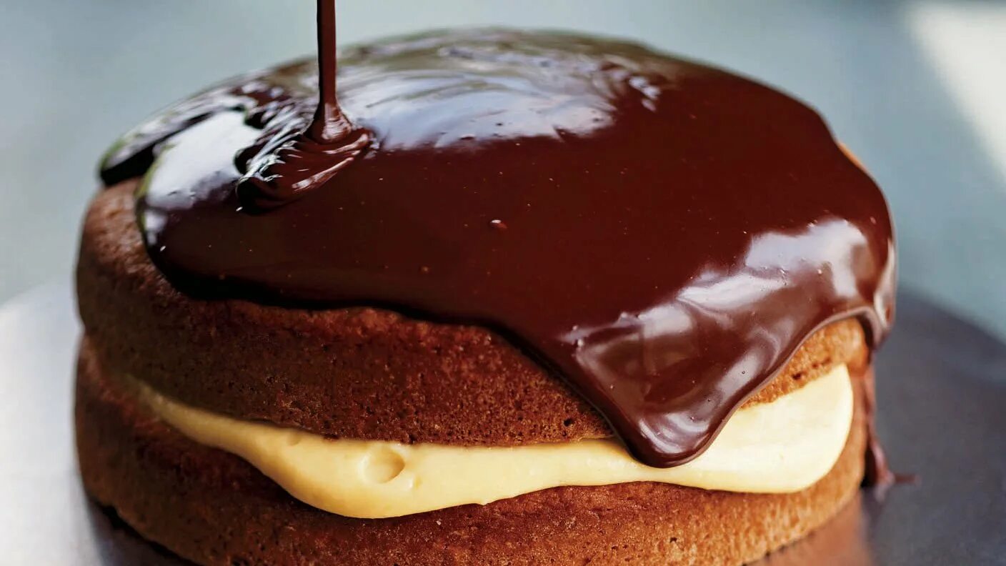 Кремовый пирог. Бостонский торт чародейка. boston cream pie. бостонский кремовый пирог. бостонский кремовый торт.