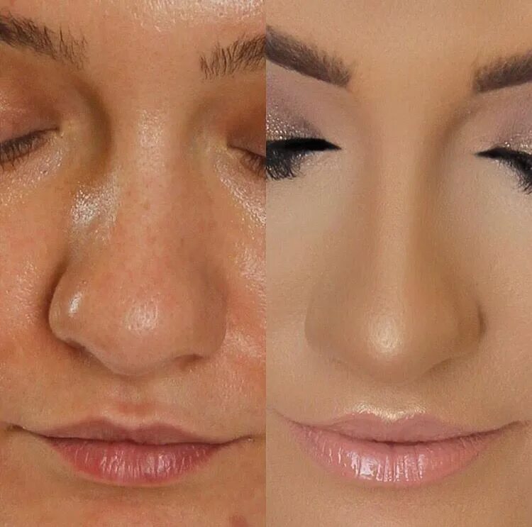 Nose contour Nose contouring, Contour makeup, Makeup tips