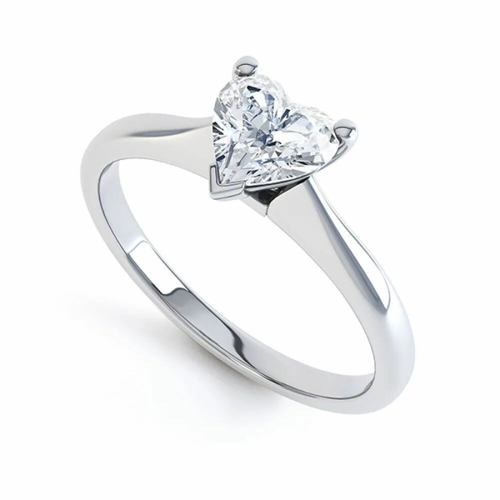 Диамант помолвочное кольцо. Кольцо с бриллиантом Маркиз 0,5. Кольцо 000-000-337.