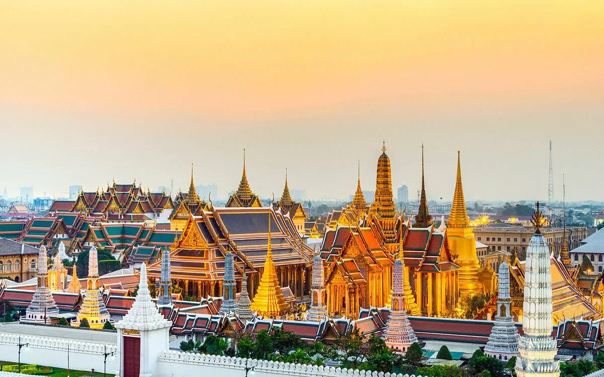 Королевский дворец в Тайланде. Большой дворец (the Grand Palace)Бангкок. Гранд Палас Бангкок.