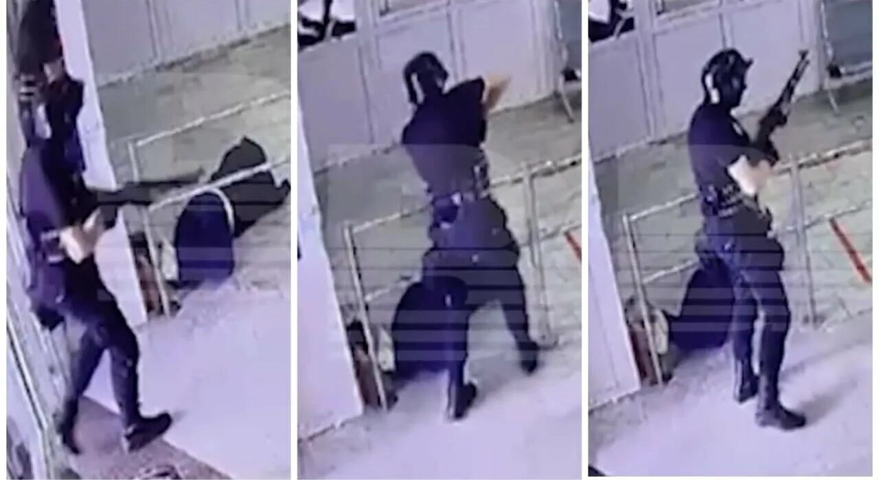 Видео с нагрудной камеры террориста в крокусе. Пермский стрелок Бекмансуров.
