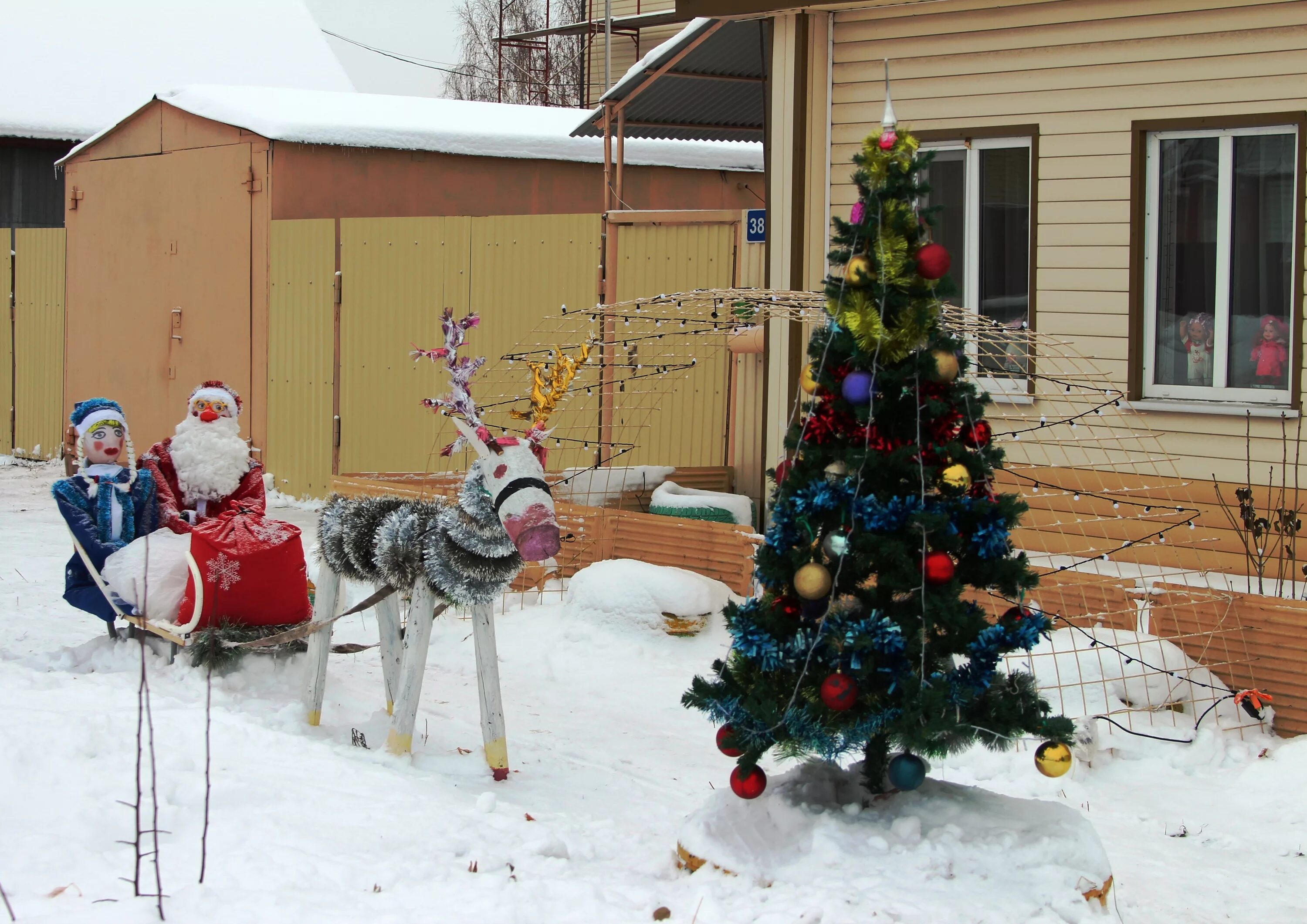конкурс новогоднее оформление двора