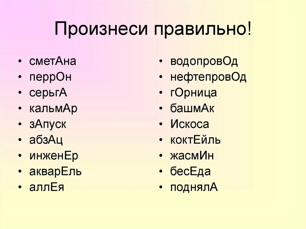 Как правильно г. Правильное произношение слов. Как правильно произносить слова. Произноси слова правильно. Произнеси правильно.