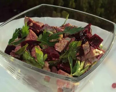 Печень куриная салат с соленым огурцом рецепт