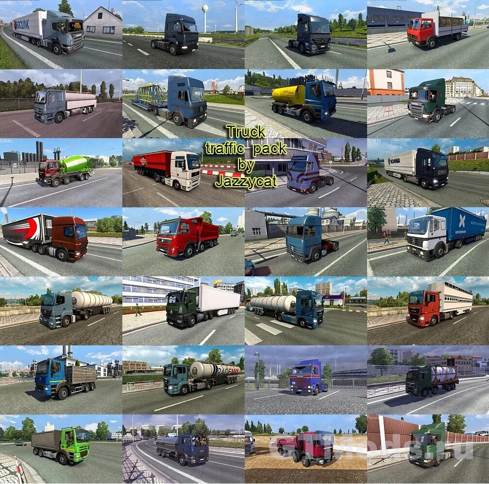 Мод игра traffic. Euro truck simulator 2 трафик. truck_traffic_pack_by_jazzycat_v3.1. евро трак симулятор 2 трафик. трафик грузовиков euro truck simulator 2.