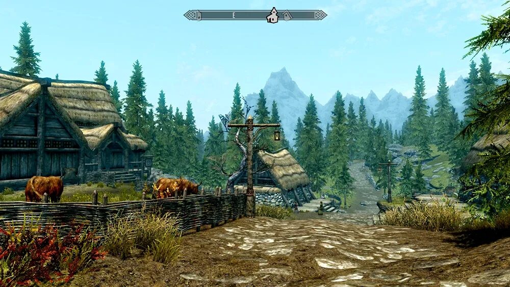 Скайрим Вайтран тундра. Вайтран в лесу мод. Skyrim Вайтран. Скайрим моды на графику Вайтран.