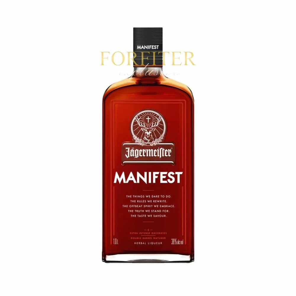 Jagermeister 1l. Егермейстер Манифест. Jägermeister Manifest подарочный набор.